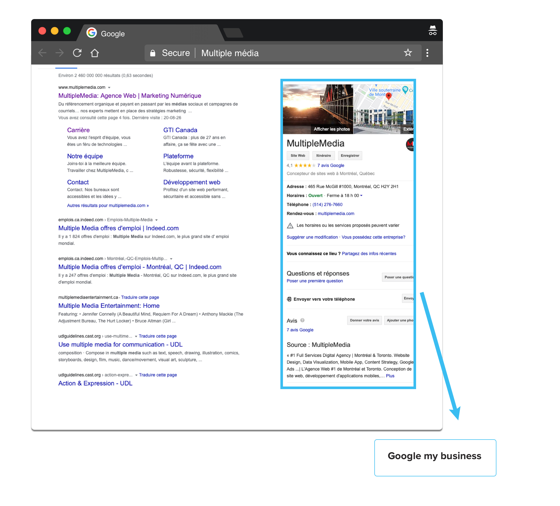 Example Google My business