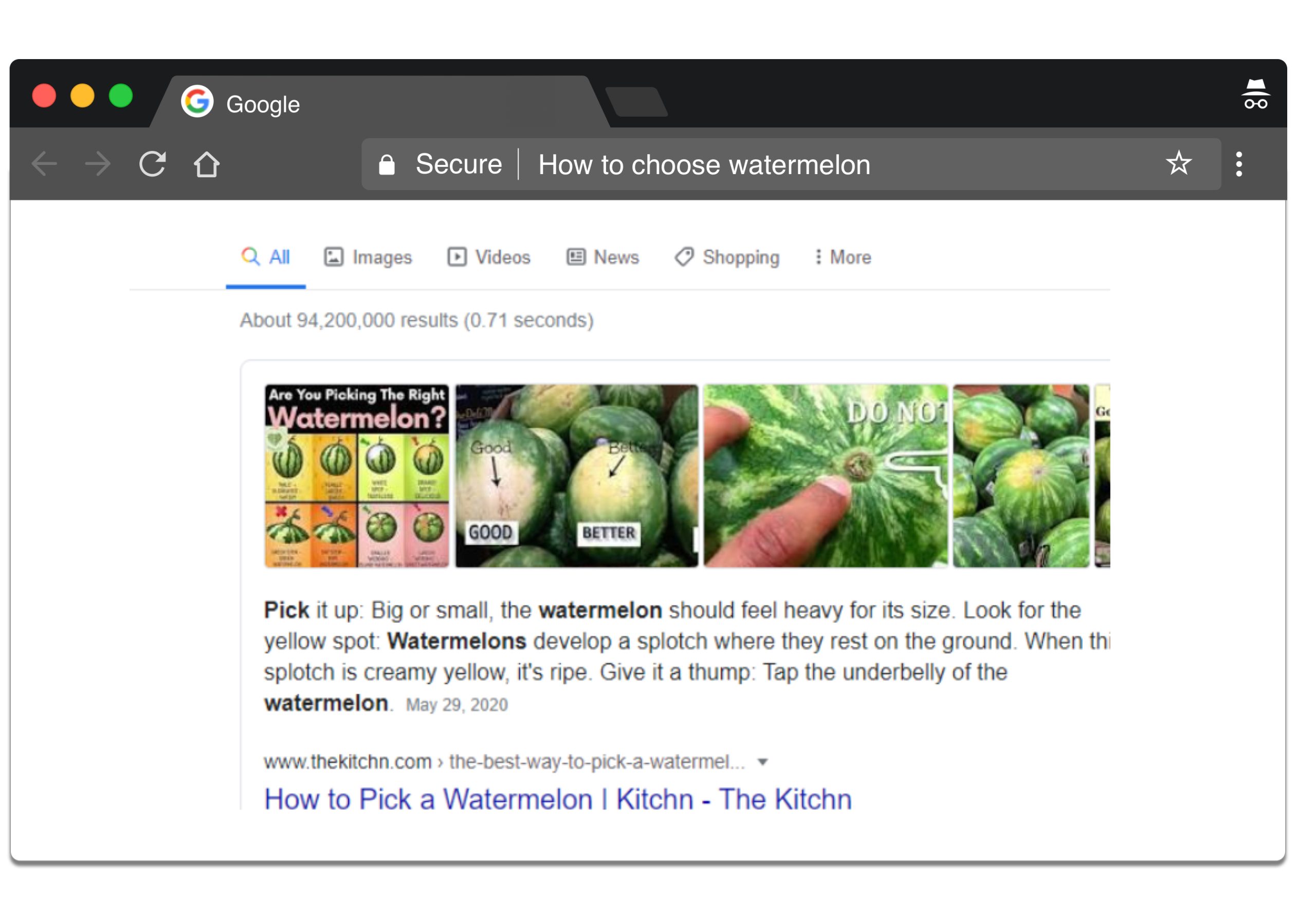 Exemple Featured Snippet