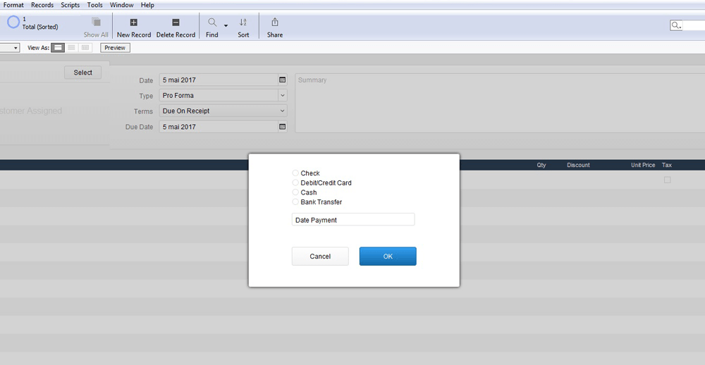 Cards, Cartes, Filemaker 16