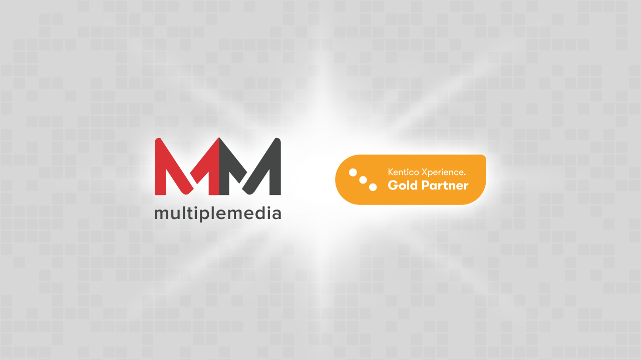 MultipleMedia certified Kentico Xperience Gold Partner